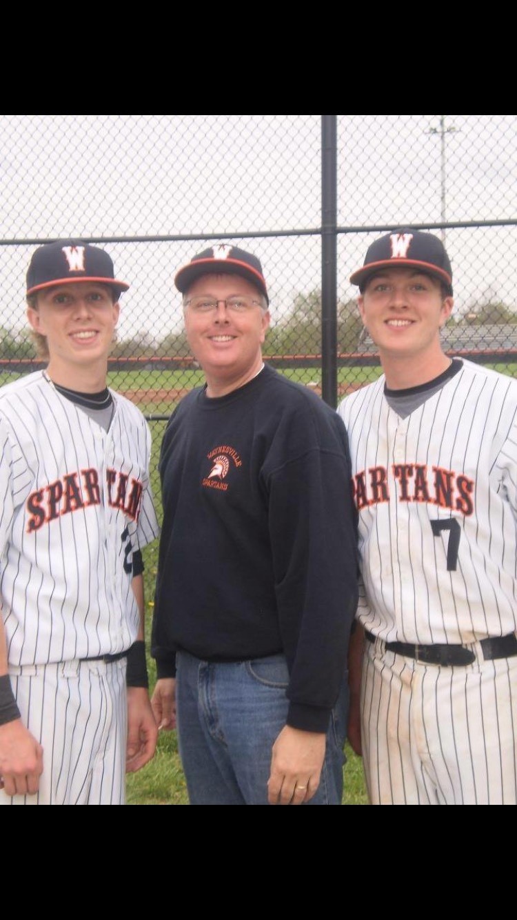 image of three people wearing baseball hats